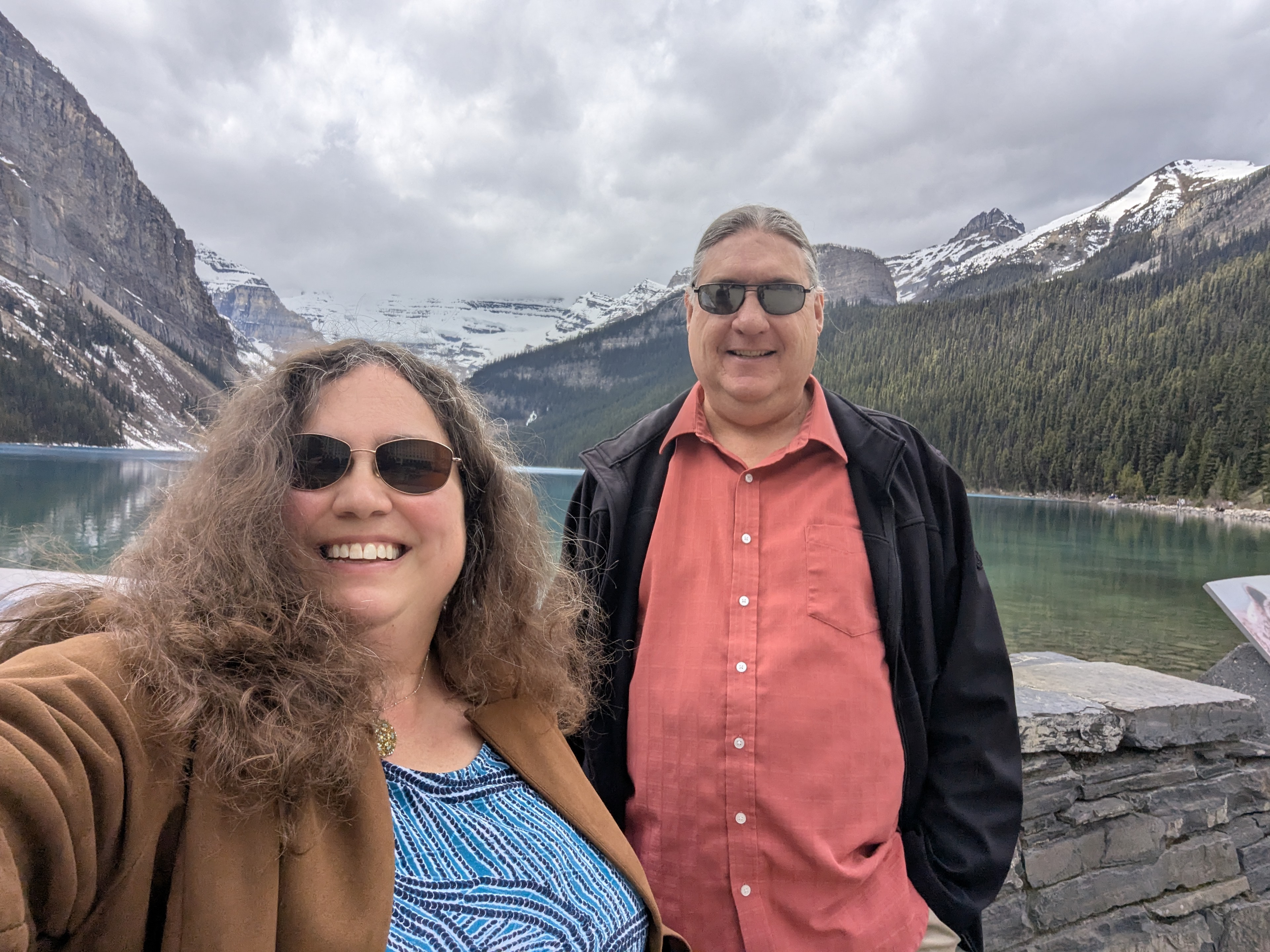 Birthday Trip to Canada, Canadian Rockies, Lake Louise, Kari Sanders, Michael Sanders
